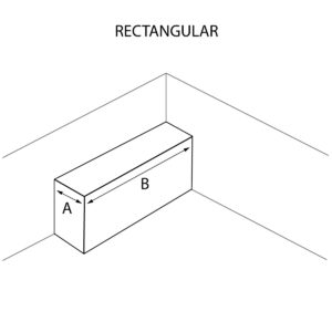 Rectangular Shaped Countertop