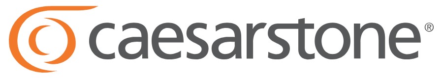 Caesarstone horizontal colour logo with white background